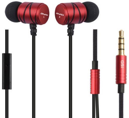 Купити Навушники Awei Q5i Red за найкращою ціною в Україні 🔔, наш інтернет - магазин гарантує якість і швидку доставку вашого замовлення 🚀