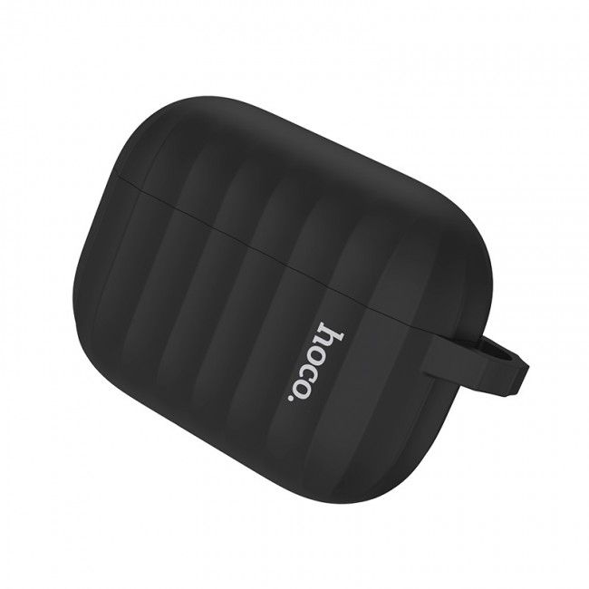 Купити Комплект для Apple Airpods Pro (чохол, карабін, шнур) Hoco WB20 Fenix protective cover Black за найкращою ціною в Україні 🔔, наш інтернет - магазин гарантує якість і швидку доставку вашого замовлення 🚀
