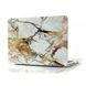 Мраморный чехол iLoungeMax Marble White | Yellow для MacBook Pro 13" Retina