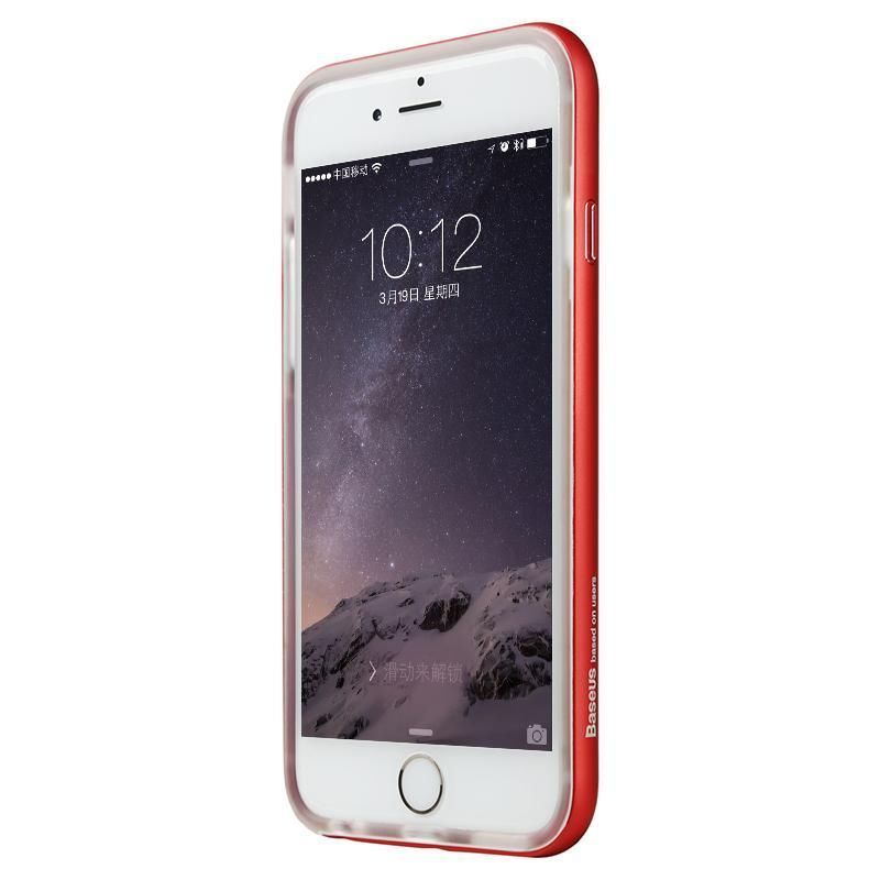 Купити Силіконовий чохол Baseus Fusion червоний для iPhone 6 Plus/6S Plus за найкращою ціною в Україні 🔔, наш інтернет - магазин гарантує якість і швидку доставку вашого замовлення 🚀