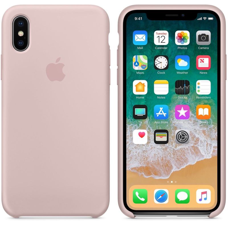 Купить Чехол HC Silicone Case для Apple iPhone X/XS Pink Sand Без бренда по лучшей цене в Украине 🔔 ,  наш интернет - магазин гарантирует качество и быструю доставку вашего заказа 🚀