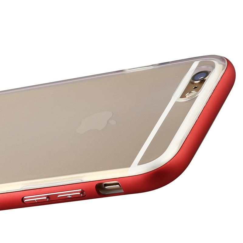 Купить Силиконовый чехол Baseus Fusion красный для iPhone 6 Plus/6S Plus по лучшей цене в Украине 🔔 ,  наш интернет - магазин гарантирует качество и быструю доставку вашего заказа 🚀