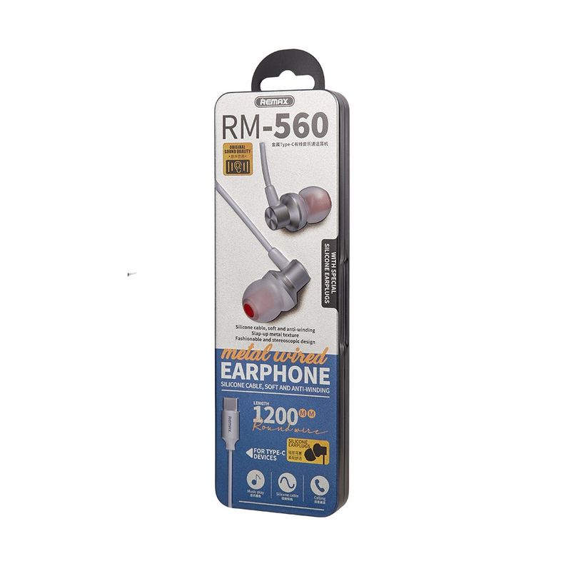 Купити Навушники з мікрофоном Remax RM-560 Type-C Silver за найкращою ціною в Україні 🔔, наш інтернет - магазин гарантує якість і швидку доставку вашого замовлення 🚀