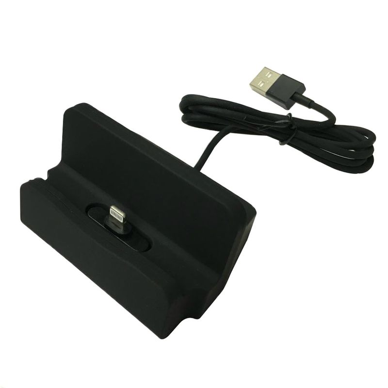 Купити Чорна док-станція oneLounge для iPhone з USB кабелем 1m за найкращою ціною в Україні 🔔, наш інтернет - магазин гарантує якість і швидку доставку вашого замовлення 🚀