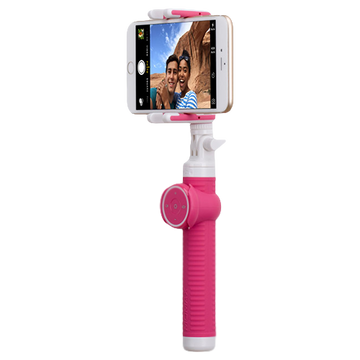 Купить Селфи-монопод Momax Selfie Hero Bluetooth Selfie Pod 100cm Pink (KMS7D) по лучшей цене в Украине 🔔 ,  наш интернет - магазин гарантирует качество и быструю доставку вашего заказа 🚀