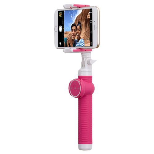 Купить Селфи-монопод Momax Selfie Hero Bluetooth Selfie Pod 100cm Pink (KMS7D) по лучшей цене в Украине 🔔 ,  наш интернет - магазин гарантирует качество и быструю доставку вашего заказа 🚀