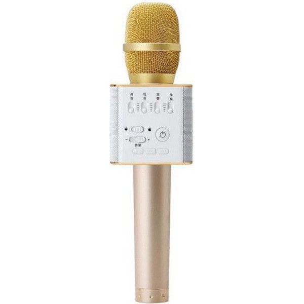 Купить Портативный караоке микрофон UTM Q9 в коробке Gold по лучшей цене в Украине 🔔 ,  наш интернет - магазин гарантирует качество и быструю доставку вашего заказа 🚀