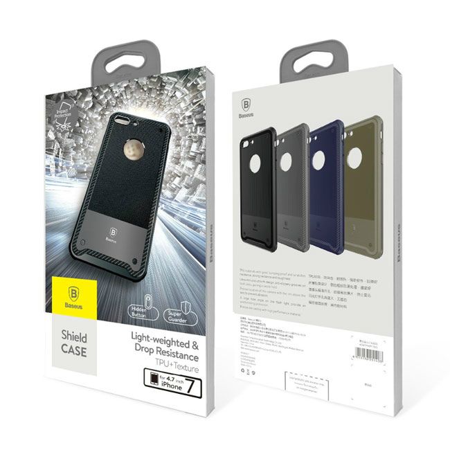 Купить Серый защитный чехол Baseus Shield для iPhone 7 | 8 по лучшей цене в Украине 🔔 ,  наш интернет - магазин гарантирует качество и быструю доставку вашего заказа 🚀