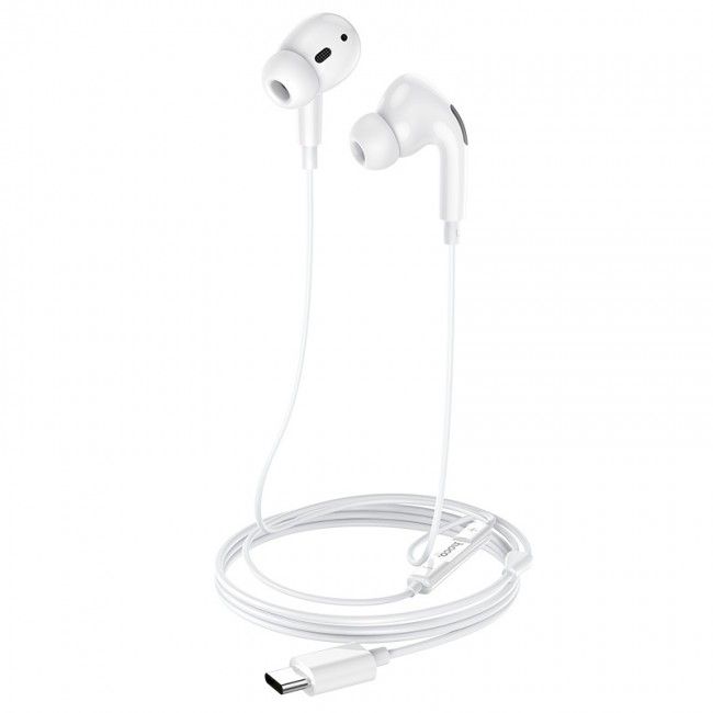 Купити Вакуумні навушники з Type-C коннектором Hoco M1 Pro Original series White за найкращою ціною в Україні 🔔, наш інтернет - магазин гарантує якість і швидку доставку вашого замовлення 🚀