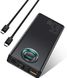 Портативный аккумулятор Baseus Amblight Quick Charge & Large Power Digital Display Power Bank 33W (PD3.0+QC3.0) 30000mAh чёрный