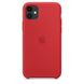 Купити Силіконовий чохол червоний для iPhone 11 за найкращою ціною в Україні 🔔, наш інтернет - магазин гарантує якість і швидку доставку вашого замовлення 🚀