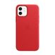 Kожаный чехол Apple Leather Case with MagSafe (PRODUCT)RED (MHK73) для iPhone 12 mini