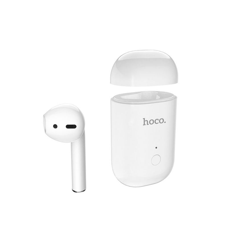Купить Bluetooth-гарнитура HOCO E39 Admire Sound White с зарядным кейсом по лучшей цене в Украине 🔔 ,  наш интернет - магазин гарантирует качество и быструю доставку вашего заказа 🚀