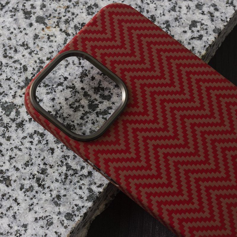 Купити Чохол K-DOO Kevlar M Pattern червоний для iPhone Pro 12/12 за найкращою ціною в Україні 🔔, наш інтернет - магазин гарантує якість і швидку доставку вашого замовлення 🚀