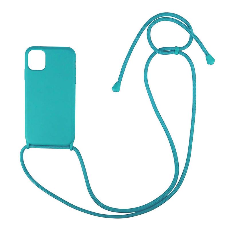 Купить Силиконовый чехол на шнурке iLoungeMax Shoulder Strap Mint Green для iPhone 12 Pro Max по лучшей цене в Украине 🔔 ,  наш интернет - магазин гарантирует качество и быструю доставку вашего заказа 🚀