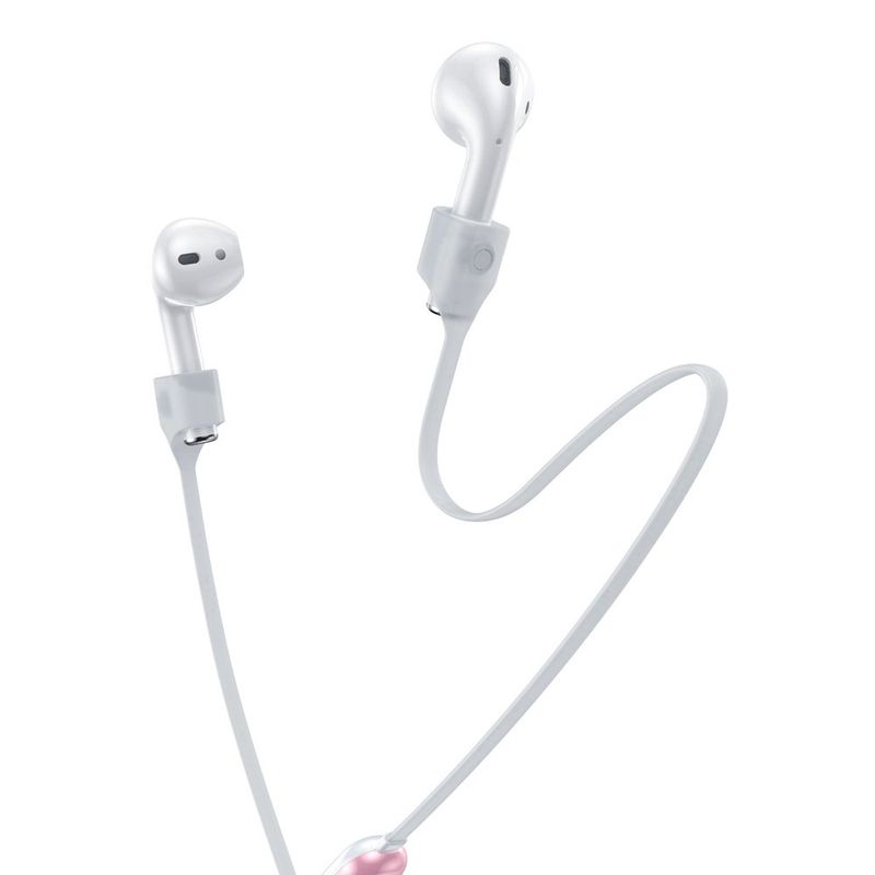 Купити Тримач для навушників Apple AirPods Baseus let's Go Fluorescent Ring Sports Silicone Lanyard Sleeve рожевий за найкращою ціною в Україні 🔔, наш інтернет - магазин гарантує якість і швидку доставку вашого замовлення 🚀