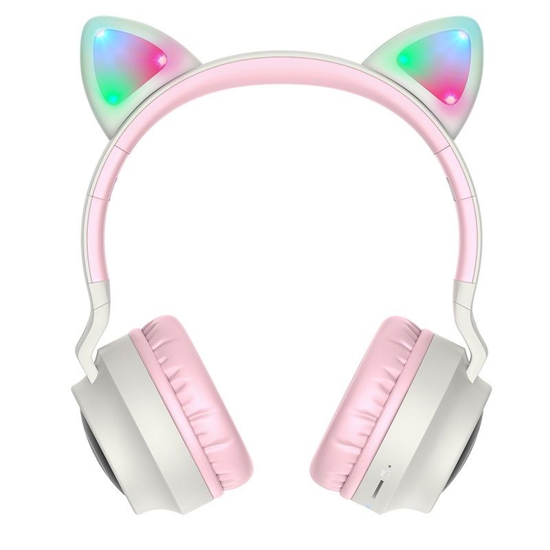 Купити Bluetooth навушники Hoco W27 Cat ear Grey за найкращою ціною в Україні 🔔, наш інтернет - магазин гарантує якість і швидку доставку вашого замовлення 🚀