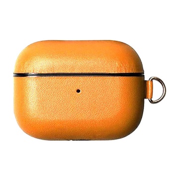 Кожаный чехол iLoungeMax Leather Case Golden Brown для Airpods 3