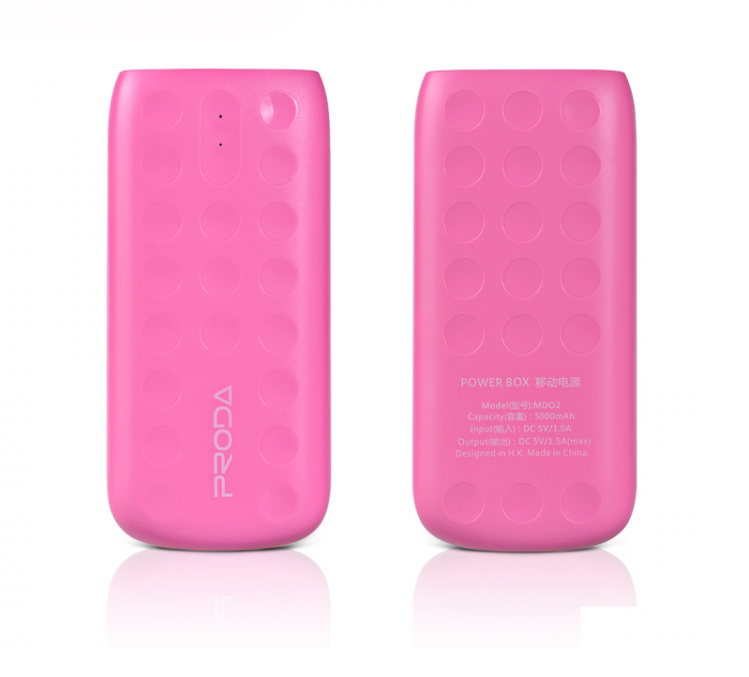 Купить Power Bank Remax Proda Lovely PPL-2 5000mAh Pink по лучшей цене в Украине 🔔 ,  наш интернет - магазин гарантирует качество и быструю доставку вашего заказа 🚀