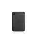 Кожаный чехол-бумажник Apple Leather Wallet MagSafe Black (MHLR3) для iPhone 13 | 12