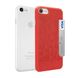 Чехол Ozaki O!coat 0.3 Jelly + Pocket 2 in 1 Pack Transparent + Red для iPhone 7 | 8 | SE 2020