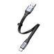 Type-C кабель Baseus Simple HW Quick Charge 40W 23см чорний