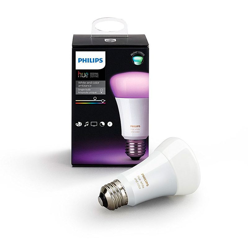 Купити Розумна лампочка Philips Hue White and Color Ambiance A19 Single Bulb для iPhone за найкращою ціною в Україні 🔔, наш інтернет - магазин гарантує якість і швидку доставку вашого замовлення 🚀