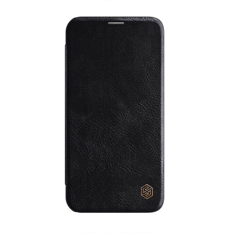 Купить Кожаный чехол-книжка Nillkin Qin Leather Case Black для iPhone 12 mini по лучшей цене в Украине 🔔 ,  наш интернет - магазин гарантирует качество и быструю доставку вашего заказа 🚀
