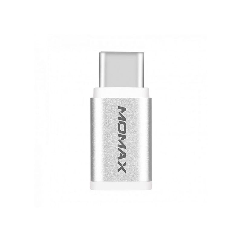 Купити Перехідник Momax Micro USB to USB Type-C Adapter Silver за найкращою ціною в Україні 🔔, наш інтернет - магазин гарантує якість і швидку доставку вашого замовлення 🚀