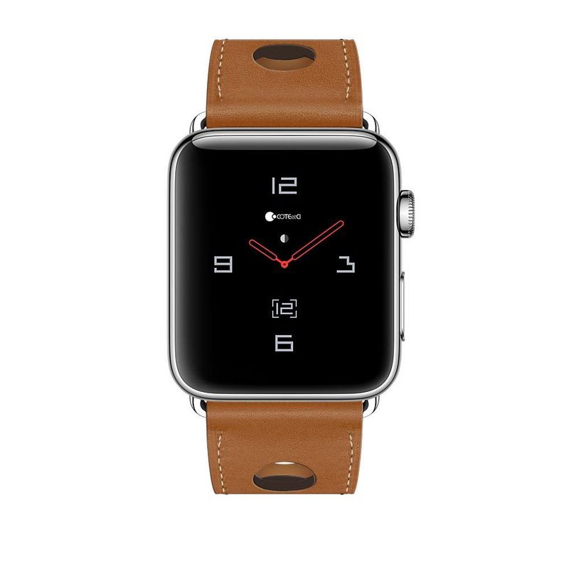 Купить Кожаный ремешок COTEetCI W15 коричневый для Apple Watch 42/44 мм по лучшей цене в Украине 🔔 ,  наш интернет - магазин гарантирует качество и быструю доставку вашего заказа 🚀