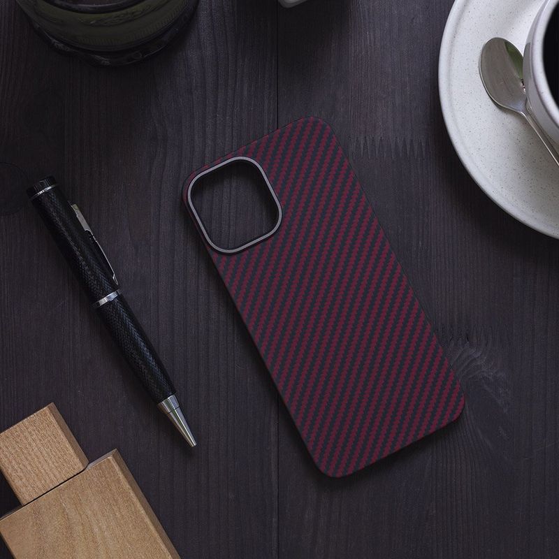 Купить Чехол K-DOO Kevlar красный для iPhone 12/12 Pro по лучшей цене в Украине 🔔 ,  наш интернет - магазин гарантирует качество и быструю доставку вашего заказа 🚀