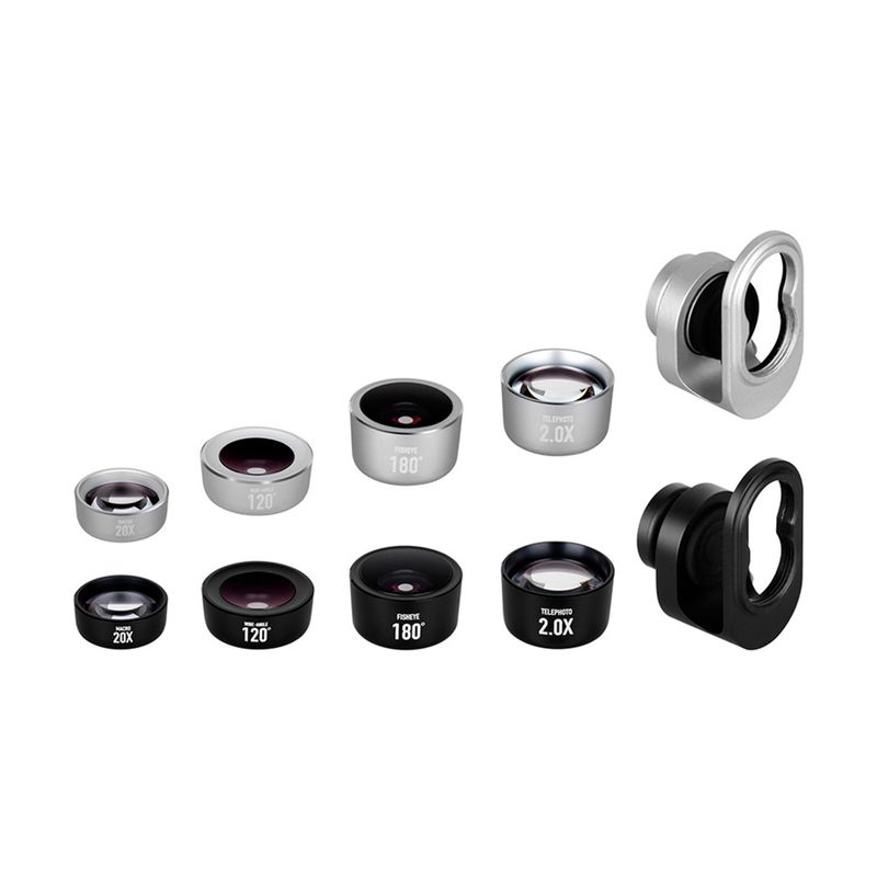 Купить Универсальный объектив Momax X-Lens Pro Set 4 in 1 Premium Lens Kit Silver по лучшей цене в Украине 🔔 ,  наш интернет - магазин гарантирует качество и быструю доставку вашего заказа 🚀