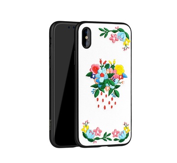 Купить Чехол-накладка Hoco Summery flowers series iPhone X lilac по лучшей цене в Украине 🔔 ,  наш интернет - магазин гарантирует качество и быструю доставку вашего заказа 🚀