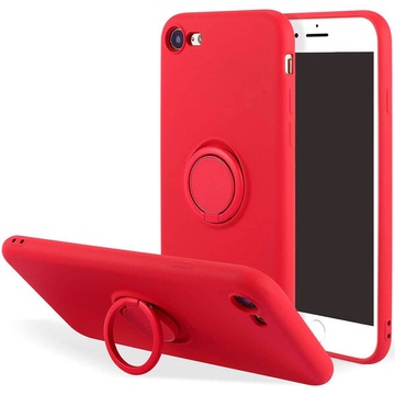 Купить Силиконовый чехол с кольцом iLoungeMax With Ring Red для iPhone 7 | 8 | SE 2 по лучшей цене в Украине 🔔 ,  наш интернет - магазин гарантирует качество и быструю доставку вашего заказа 🚀