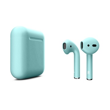 Купити Бездротові навушники Apple AirPods 2 з бездротовою зарядкою Tiffany Blue (MRXJ2) за найкращою ціною в Україні 🔔, наш інтернет - магазин гарантує якість і швидку доставку вашого замовлення 🚀