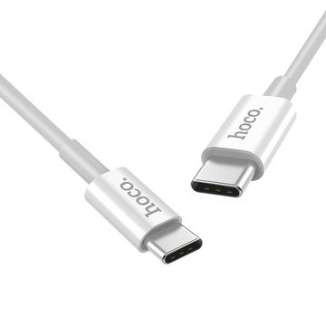 Купить Кабель HOCO X23 Skilled White USB Type-C to USB Type-C 1m по лучшей цене в Украине 🔔 ,  наш интернет - магазин гарантирует качество и быструю доставку вашего заказа 🚀