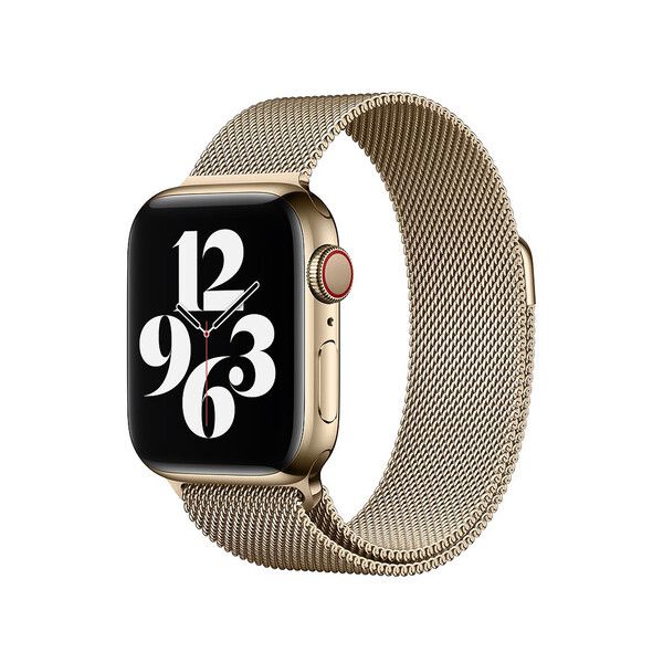 Купити Металевий ремінець Apple Milanese Loop Gold для Apple Watch 40mm | 38mm SE| 6 | 5 | 4 | 3 | 2 | 1 (MYAM2) за найкращою ціною в Україні 🔔, наш інтернет - магазин гарантує якість і швидку доставку вашого замовлення 🚀