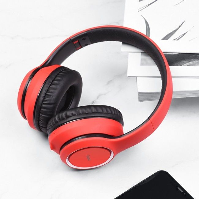Купити Bluetooth навушники Hoco W28 Journey Red за найкращою ціною в Україні 🔔, наш інтернет - магазин гарантує якість і швидку доставку вашого замовлення 🚀
