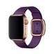 Ремінець oneLounge Modern Buckle Dark Aubergine для Apple Watch 44mm | 42mm SE | 6 | 5 | 4 | 3 | 2 | 1 OEM