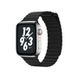 Ремешок Coteetci W7 Leather Magnet Band чёрный для Apple Watch 38mm/40mm