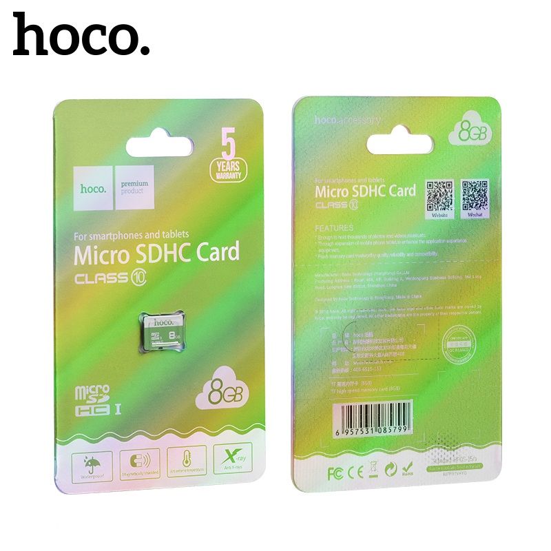 Купить Карта памяти Hoco MicroSD Class 6 8GB по лучшей цене в Украине 🔔 ,  наш интернет - магазин гарантирует качество и быструю доставку вашего заказа 🚀