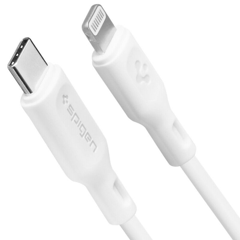 Купить Кабель Spigen Essential USB-C to Lightning Cable 1m по лучшей цене в Украине 🔔 ,  наш интернет - магазин гарантирует качество и быструю доставку вашего заказа 🚀