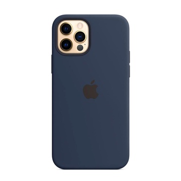 Купити Силіконовий чохол Apple Silicone Case MagSafe Deep Navy (MHL43) для iPhone 12 | 12 Pro за найкращою ціною в Україні 🔔, наш інтернет - магазин гарантує якість і швидку доставку вашого замовлення 🚀