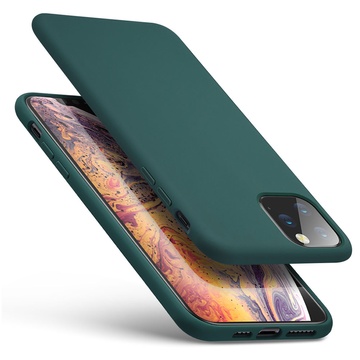 Купить Зеленый силиконовый чехол ESR Yippee Color Pine Green для iPhone 11 Pro по лучшей цене в Украине 🔔 ,  наш интернет - магазин гарантирует качество и быструю доставку вашего заказа 🚀
