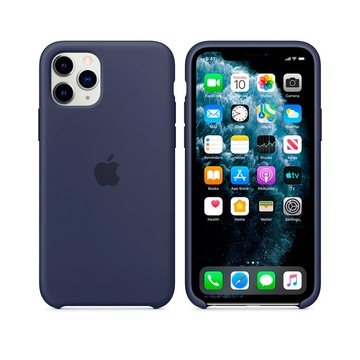 Купить Силиконовый чехол Apple Silicone Case Midnight Blue (MWYW2) для iPhone 11 Pro Max по лучшей цене в Украине 🔔 ,  наш интернет - магазин гарантирует качество и быструю доставку вашего заказа 🚀