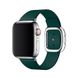 Ремінець oneLounge Modern Buckle Green для Apple Watch 44mm | 42mm SE | 6 | 5 | 4 | 3 | 2 | 1 OEM