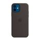 Силіконовий чохол Apple Silicone Case MagSafe Black (MHL73) для iPhone 12 | 12 Pro