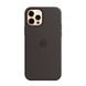 Силиконовый чехол Apple Silicone Case MagSafe Black (MHL73) для iPhone 12 | 12 Pro