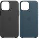 Кожаный чехол Leather Case (AAA) для Apple iPhone 12 Pro Max (6.7")