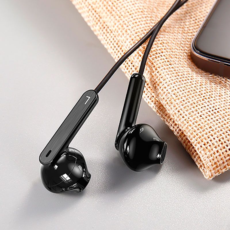 Купити Навушники Baseus Encok Wire Earphone C16 Black з USB-коннектором C за найкращою ціною в Україні 🔔, наш інтернет - магазин гарантує якість і швидку доставку вашого замовлення 🚀